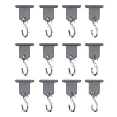 12PCS Camping Awning Hooks RV Awning Hangers Hooks RV Party Light Hangers for Christmas Party Caravan Travel Trailer