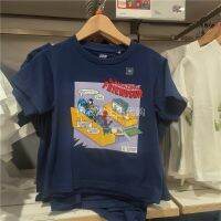 Uniqlo childrens clothing boys and girls UTGP2023: MFA Spider-Man Marvel printed T-shirt short-sleeved parent-child 462962