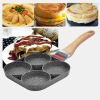 20214 Holes Fried Egg Frying Pot Omelet Pan Non-stick Pancake Steak Omelette Kitchen Cooking Breakfast Maker Gas Stove