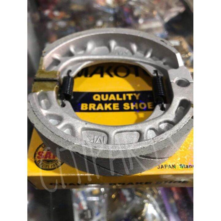 BRAKE SHOE XRM REAR (original Makoto) MISS Lazada PH