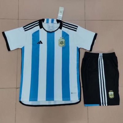 เสื้อกีฬาแขนสั้น ลายทีมชาติฟุตบอล Argentina 22-23 AAA ชุดเหย้า S-XXL