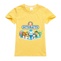 OCTONAUTS เด็กเสื้อยืดผ้าฝ้ายครึ่งแขนเด็กชายฤดูร้อน Bottoming เสื้อเด็กผ้าฝ้าย100% Bottoming เสื้อเสื้อยืด