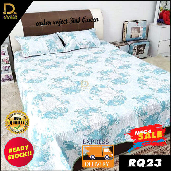 Bedding Set Cadar Budget Kilang AMIRA COLLECTION Set 3 Dalam 1 Alas