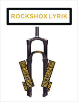 (Wellsunny6) สติ๊กเกอร์จักรยานสำหรับ ROCKSHOX LYRIK 5สีจักรยานเสือภูเขาสติ๊กเกอร์ DIY กันน้ำโช๊คล้อจักรยานสติกเกอร์ป้องกัน