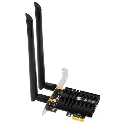 SSU AX3000E Tri Band 2974Mbps WiFi6 PCIe Wifi Adapter Bluetooth5.2 Wireless 2.4G/5G/6Ghz 802.11Ac/AX 6G Wi-Fi 6E Card for PC