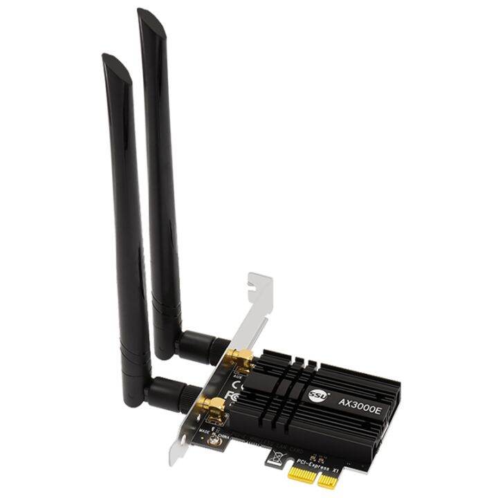 SSU AX3000E Tri Band 2974Mbps WiFi6 PCIe Wifi Adapter Bluetooth5.2 ...