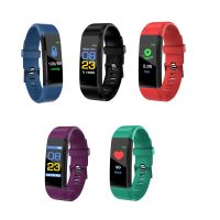 115plus Bluetooth Smart Sport Bracelet Waterproof Heart Rate Blood Oxygen Adult Blood Pressure Electronic Bracelet Monitoring