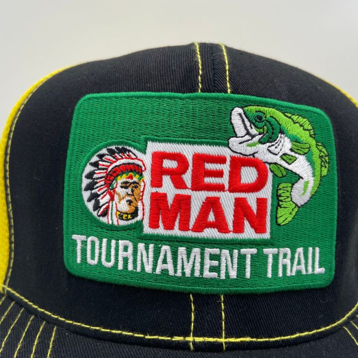 หมวก-หมวกตาข่าย-หมวกวินเทจ-red-man-vintage-หมวกแนววินเทจ-snapback-hiphop-หมวก-หมวกแฟชั่น-หมวกเต็มใบ-cap-fashion-vintage-summer-2565