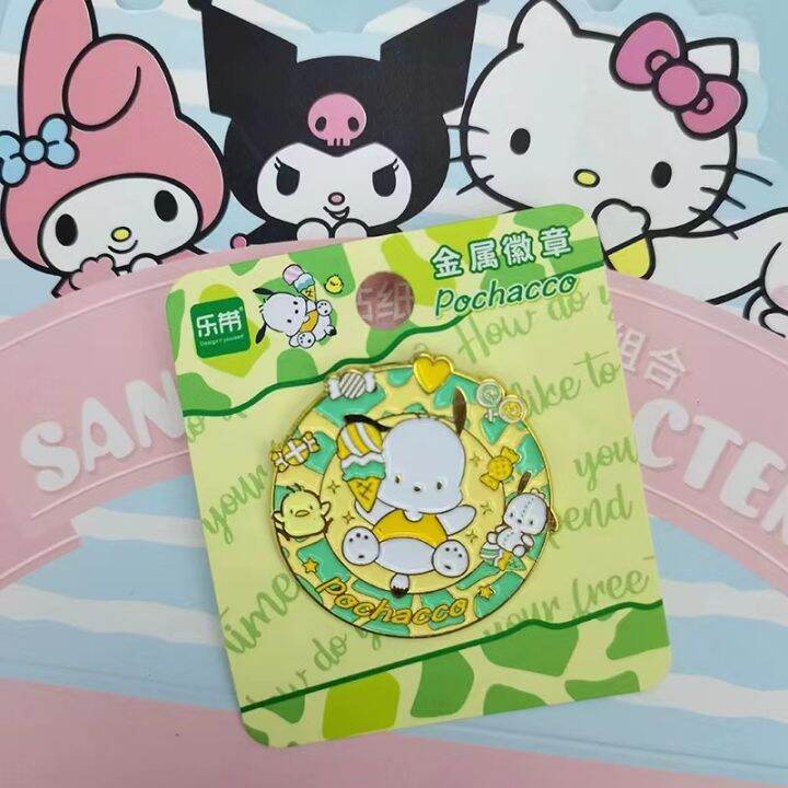 sanrio-เข็มกลัด-ลายการ์ตูนคุโรมิน่ารัก-พรีเมี่ยม-diy-อุปกรณ์เสริม-สําหรับนักเรียน