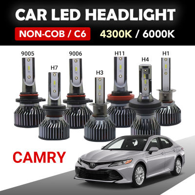 Vlatoyota】camry * รับประกัน1ปี * 2ชิ้น LED ไฟหน้า foglight H4 H8H11H B3 9005 hilo Beam