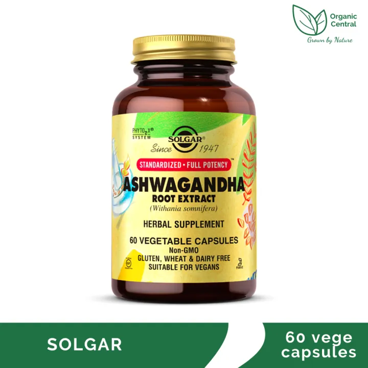 Solgar Ashwagandha Root Extract 60 Capsules Lazada PH