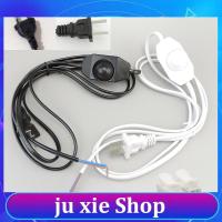 JuXie store Dimmable Power Switch Cable Light Bulb Modulator Lamp Line Dimmer Controller Table Lamp Wire Ac 110V 220V Black White Eu Us Plug