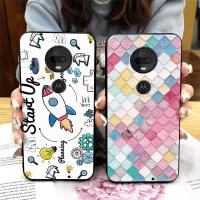 Anti-dust Soft Case Phone Case For MOTO G7/G7 Plus New Durable Frosted Shockproof Cute Fashion Design Full wrap TPU