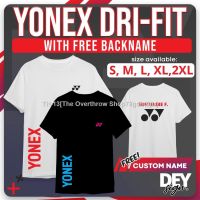 ☁❂ Badminton Shirt Yonex Dri-fit with FREE BACKNAME