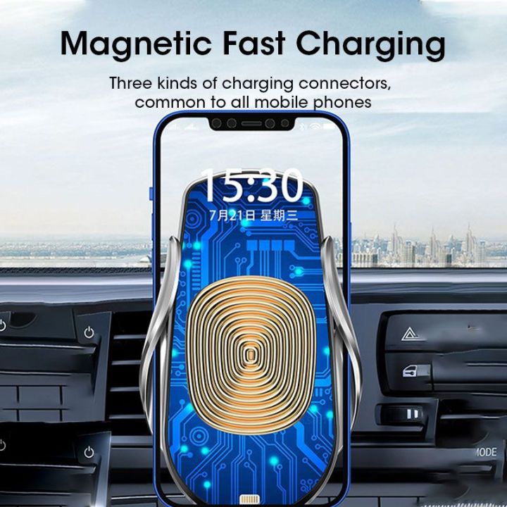 30w-car-phone-holder-for-mercedes-benz-for-benz-wireless-charger-smart-sensor-built-in-battery-automatic-clamping-for-iphone-14-car-chargers