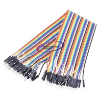 【CW】 (30cm)40pcs Row Dupont Cable 30cm 2.54mm 1pin 1p male to jumper wire for