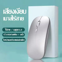 kinkong(ไม่ใช้บลูทูธ)  เมาส์ไร้เสียงไร้สาย ใส่ถ่านใช้งาน เม้าส์ไร้สาย USB Silent1600 DPI ปรับ 2.4Ghz เมาส์ไร้สายไร้เสียง