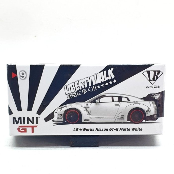 MINI GT LB WORKS NISSAN GTR R35 MATTE WHITE | Lazada Indonesia