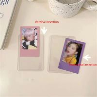 1PC Korea Kpop Photocards Protector PVC Card Protective Case Storage Bag Transparent Sleeves Card Holder  Photo Albums