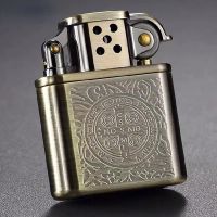 ZORO Vintage Metal Constantine Kerosene Lighter Flint Copper Oil Gasoline Cigarette Lighter Antique Series Lighter