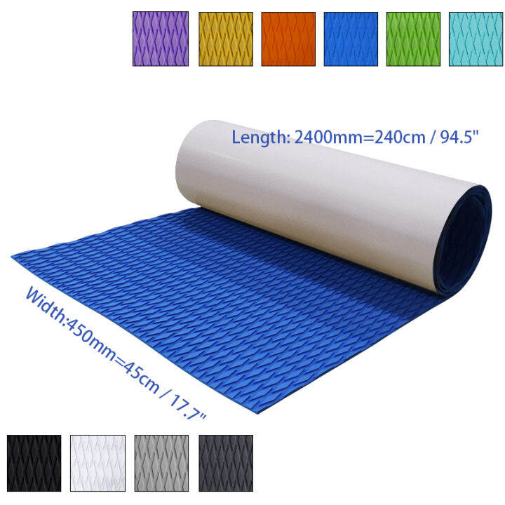 2400*450*5mm Eva Sup Board Deck Grip Pad Surf Paddleboard Traction Pad