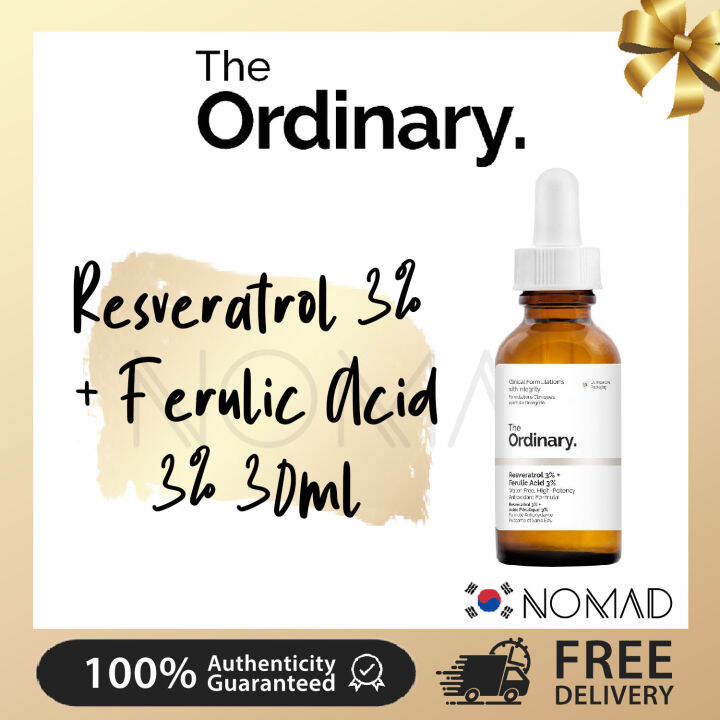 [THE ORDINARY] Resveratrol 3 + Ferulic Acid 3 30ml Lazada Singapore