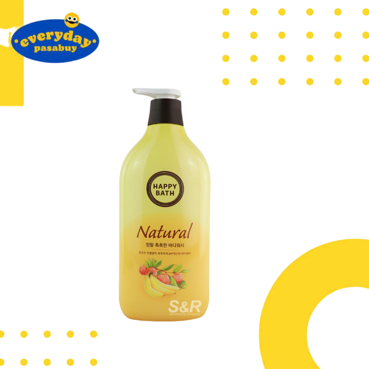 Happy Bath Natural Real Moisture Body Wash 900g Lazada PH