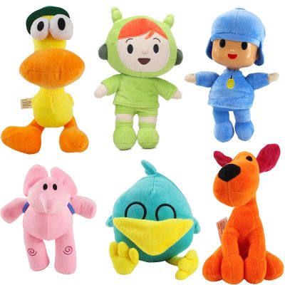 1pcs 14-30cm Pocoyo Plush Toy Cartoon Stuffed Animals Plush Toys Loula Elly Pato New Kids Brinquedos Stuffed Animals Toys Kids Gift