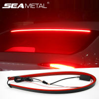 12V Car LED Strip ke lights 90cm Rear Tail Warning Light High Mount Stop Lamp Flow Waterproof Auto Day Interior Accessories