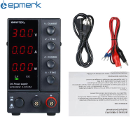 [electronicshop]WANPTEK NPS306W 0-30V 0-6A แหล่งจ่ายไฟ DC จอแสดงผล 3 หลัก LED สูงแม่นยำปรับได้ MINI แหล่งกระจายไฟ AC 115V /230V 50/60Hz แรงดันไฟฟ้า &amp; ควบคุมกระแส Dual US Plug