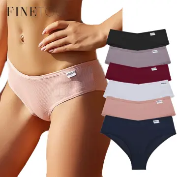Finetoo lady girls Cotton Panty Women's Solid Color Khaki Underwear Panty  for Women