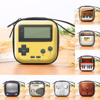 Personalized Mini Coin Purse Wallets Girls Earphone Key holder Bags Coin Wallet Women Retro Tape Camera Tinplate money Bag