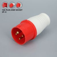 16A 4 PIN Industrial site Socket/Plug IP44 3P E 380 415V Waterproof Male Famale Connector Electrical Power Plug Sockets