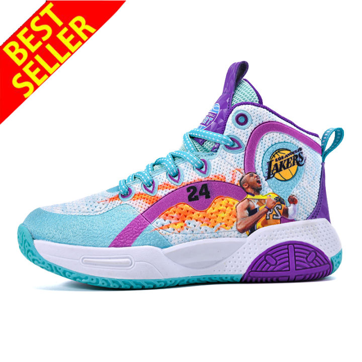 KGBBMY High Basketball Shoes For Kids Sneakers Rubber Shoes Boys ...