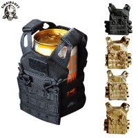 SINAIRSOFT Tactical Premium Beer Military Molle Mini Miniature Hunting Vests Beverage Cooler Adjustable Shoulder Straps Vest