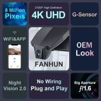 4K WIFI แดชบอร์ดกล้องติดรถยนต์กล้องติดรถยนต์รถ DVR,สำหรับ Ford Mach-E Mach 2021 2022 2023พวงมาลัยซ้าย