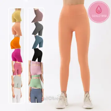 High Waist Solid Color Multi Pockets Yoga Pants Push Up Seamless Skinny  Women Fitness Leggings Activewear