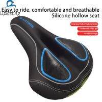 Microfiber Shock Absorber Mountain Bike Saddle Antibacterial Leather Wear-resistant Breathable Bicycle Seat Cushion Sponge Seat