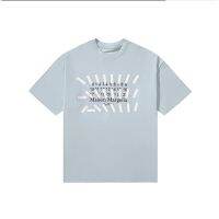 High Quality T-shirt Mai x x son mar x x giela mm6 New Loose Tape Print Letter Logo Casual Short Sleeve T-shirt