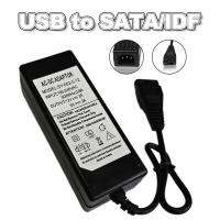 [HOT HAIXWLXKWW 589] 12V/5V 2.5A อะแดปเตอร์สาย USB กับ IDE/แหล่งจ่ายไฟซาต้าฮาร์ดไดรฟ์ Hdd/ CD-ROM AC DC อุปกรณ์เสริมคอมพิวเตอร์