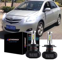 หลอดไฟหน้า H4 สูงต่ํา สําหรับ Vios 2008 2009 2010 2011 2012 2013 2nd gen 2x Accessories