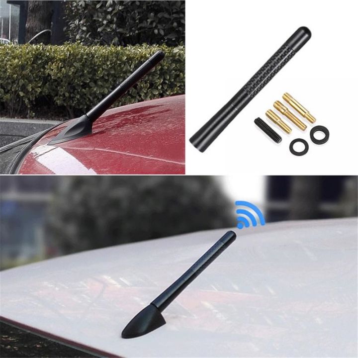 cars-radio-antenna-hard-anodized-black-finish-receivers-for-cars-pickup-media-player-audio-hd-radio-tuner-amplifier