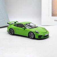 แบบหล่อตายขนาด1:18 2018 911 992 Gt3จำลองรถโลหะผสมโลหะคงที่แฟนๆของสะสมของที่ระลึกของเล่นเด็กผู้ชาย