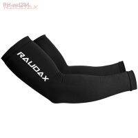 2023 Team Raudax Leg Warmers Black UV Tection Cycling Arm Warmer Breathable Bicycle Running Racing MTB Bike Leg Sleeve