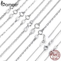 【CC】 Classic Chain 925 Sterling Clasp Adjustable Necklace Fashion Jewelry for