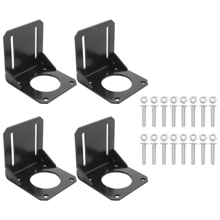 4Pcs 57 Stepper Motor Nema 23 Fixed Seat, Nema 23 Stepper Motor Steel