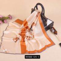 Hangzhou Tongshi Silk Scarf Culture nd Original Art Silk Fashion Gift Youth Lady Silk 70 ผ้าพันคอสี่เหลี่ยมเล็ก ~