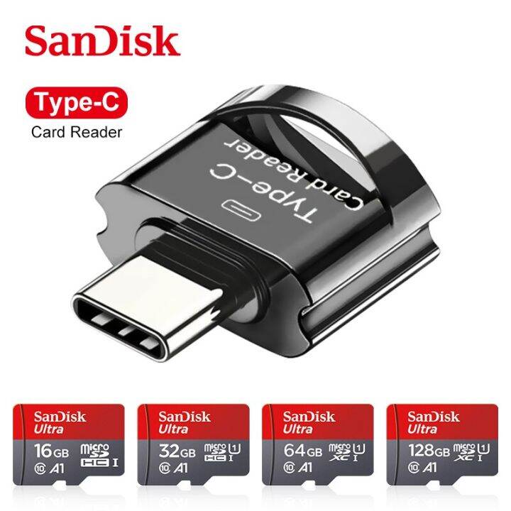 SanDisk Memory Card Mini SD Card 32GB 64GB 128GB 256GB TYPE C Card