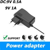 อะแดปเตอร์แปลงไฟเราเตอร์ไร้สาย DC 9V 0.5A 1A ปลั๊ก UK ขนาด5.5X2.1มม.