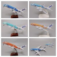 Giappone Air ANA Airbus A380การ์ตูนเต่าทะเลสายการบิน Diecast โมเดลเครื่องบิน W ชุดเกียร์ลงจอด18*20Cm Lega Di Metallo